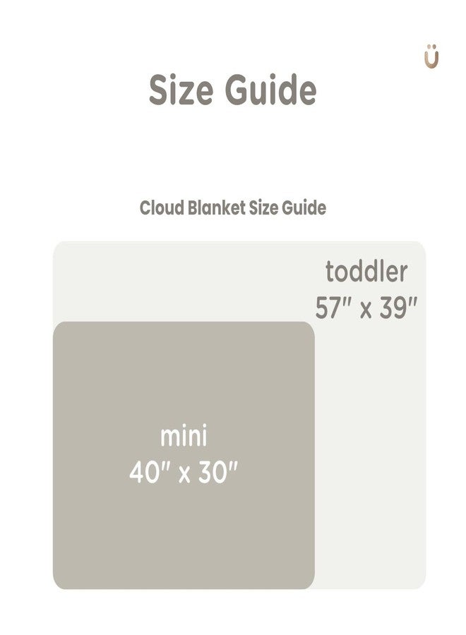 GUNAMUNA Cloud Blanket – Ultra-Soft Baby Blanket, 2.5 TOG, Perfect for Tummy Time, Mini 30" x 40", Going - Image 2